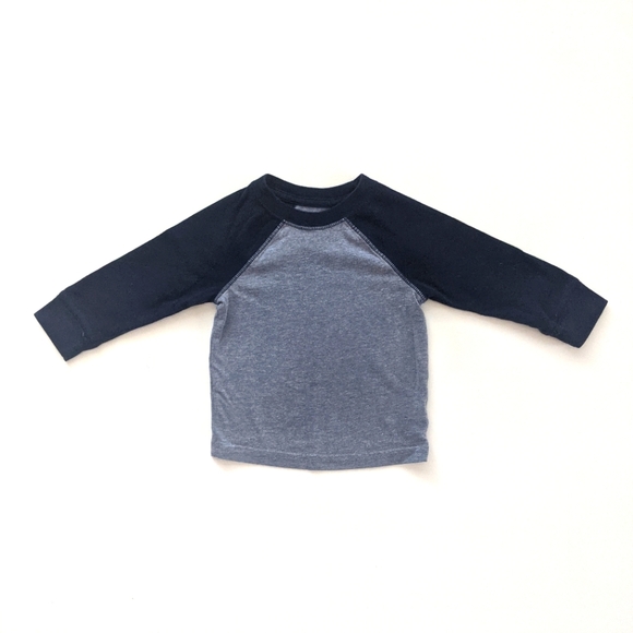 Cat & Jack Other - Cat & Jack Blue Baseball T-Shirt with Long Sleeves
